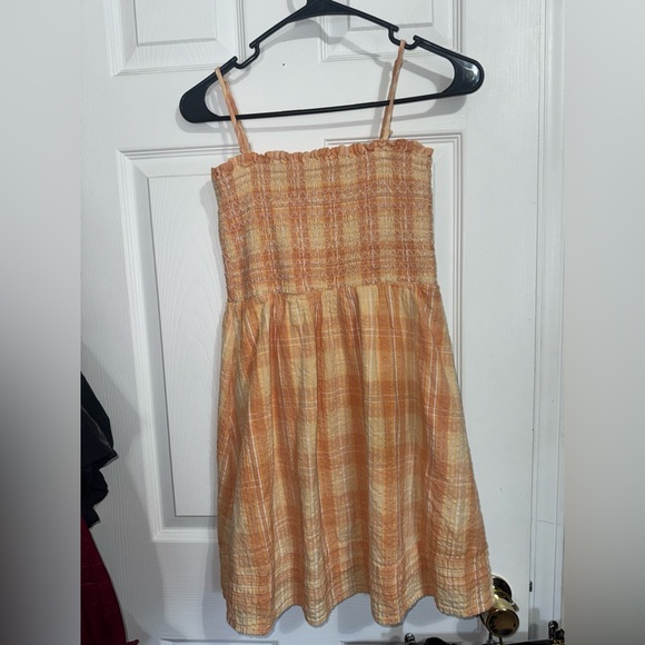 American Eagle Outfitters Dresses & Skirts - American Eagle Outfitters Orange Checkered Dress